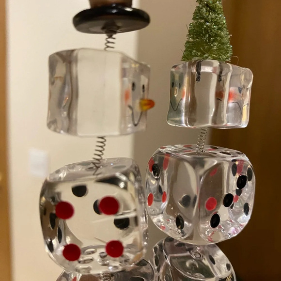 Department 56 Dice Christmas Ornaments  set of 2 - Picture 6 of 13